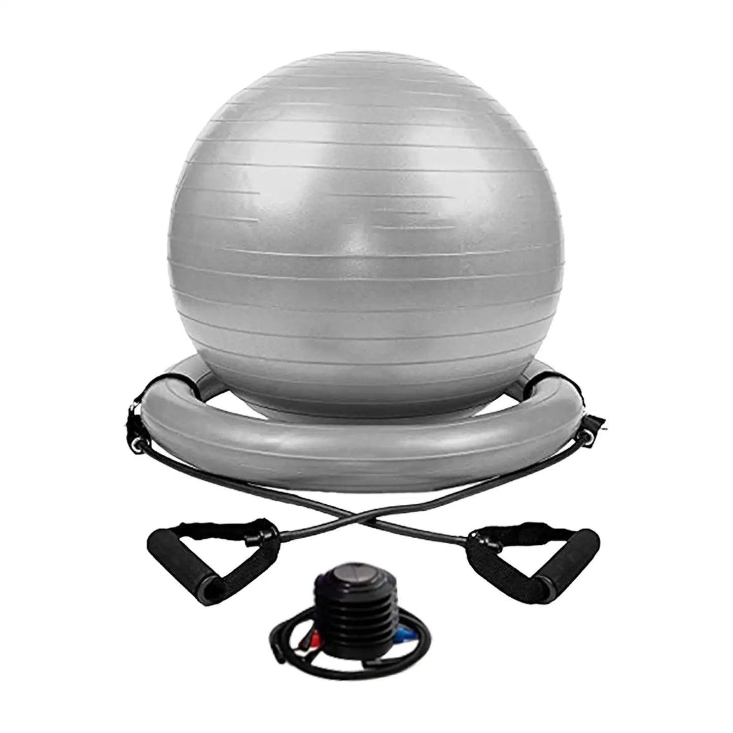 Yoga Ball Chair Kit with Stability Base PVC Accessories With Pump