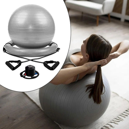 Yoga Ball Chair Kit with Stability Base PVC Accessories With Pump
