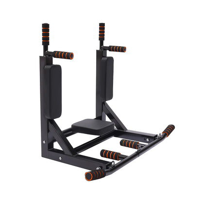 Pull Up Bar Raise Dip Station Vertical Knee Exercise Equipment